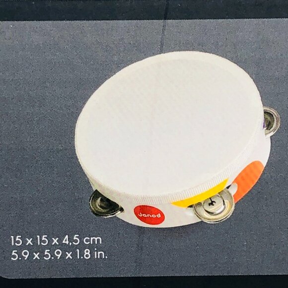 Janod Wooden & Metal Confetti Musical Set New in Box For Age 2+ - Picture 12 of 15